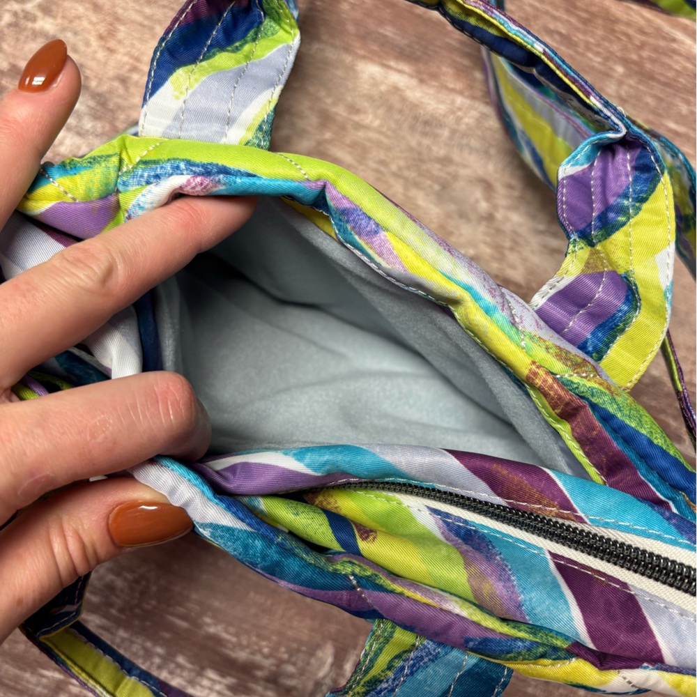 Lug | VGUC Dory Mini Crossbody Bag Brushstrokes Multi Quilted Multi-Pocket - Picture 5 of 12